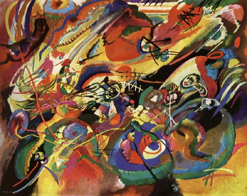 Vassily Kandinsky Study for composition fell